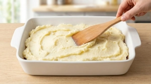 Étape 17: Recouvrez avec la purée de pommes de terre en l'�...