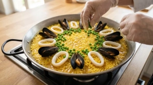 Étape 11: Réduisez le feu, disposez harmonieusement les cal...