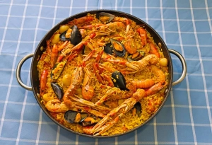 La Vraie Paella aux Fruits de Mer (Paella de Marisco)
