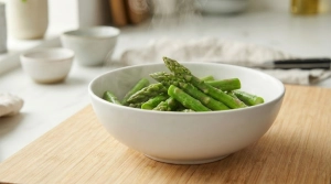 Étape 5: Réservez les asperges égouttées dans un petit b...