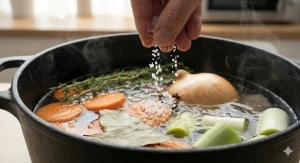 Étape 12: Salez généreusement l'eau du bouillon....