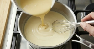 Étape 25: Incorporez ce mélange dans la sauce chaude hors d...