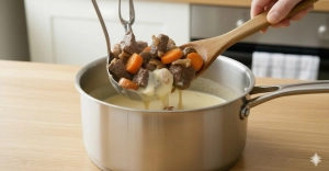 Étape 27: Remettez la viande, les carottes, les champignons ...