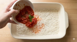 Étape 21: Versez le reste de la pulpe de tomate sur le riz (...