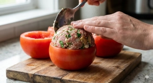 Étape 22: Garnissez généreusement chaque tomate avec la fa...