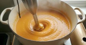 Étape 16: Mixez finement le contenu de la marmite à l'aide ...