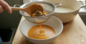 Étape 17: Passez le bouillon obtenu au travers d'une passoir...