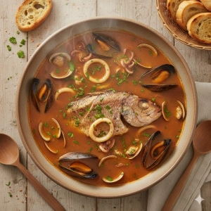 Étape 24: Servez la bouillabaisse bien chaude dans des assie...