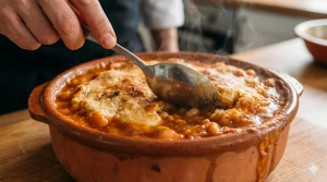 Étape 17: Pendant la cuisson, "cassez la croûte" 2 à 3 foi...