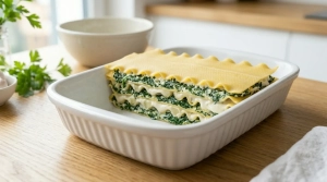 Étape 10: Répartissez une partie du mélange épinards-rico...