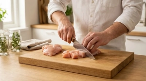 Étape 1: Sur une planche à découper, coupez les filets de...