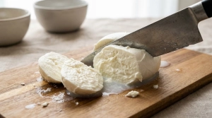 Étape 4: Égouttez la mozzarella et coupez-la en morceaux d...