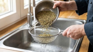 Étape 1: Commencez par rincer abondamment les lentilles ver...