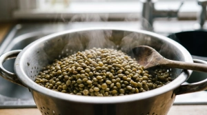 Étape 8: Une fois les lentilles cuites, égouttez-les soign...