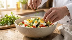 Étape 9: Disposez harmonieusement les quartiers d'œufs sur...