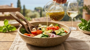 Étape 12: Versez cette vinaigrette dorée sur la salade just...