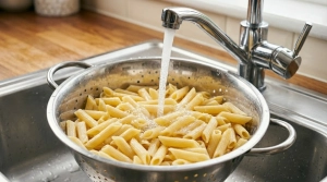 Étape 4: Égouttez les pâtes et passez-les immédiatement ...