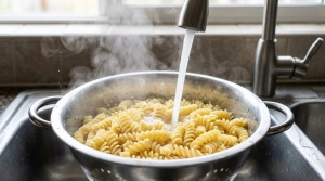 Étape 4: Égouttez les pâtes et passez-les immédiatement ...