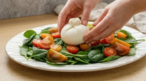 Étape 6: Placez délicatement les burratas au centre de la ...