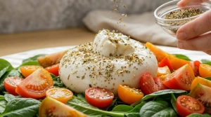 Étape 7: Parsemez généreusement les burratas et les tomat...