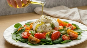 Étape 9: Arroser l'ensemble d'un filet d'huile d'olive de b...