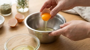 Étape 2: Séparez les blancs des jaunes d'œufs en veillant...