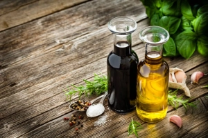 Vinaigrette au vinaigre balsamique et huile d'olive