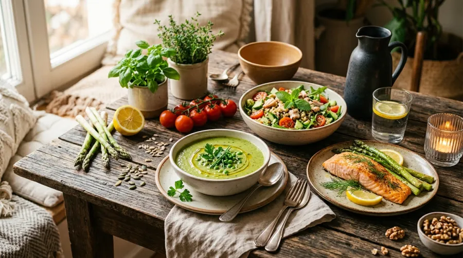 Dîners Légers pour Sommeil Réparateur